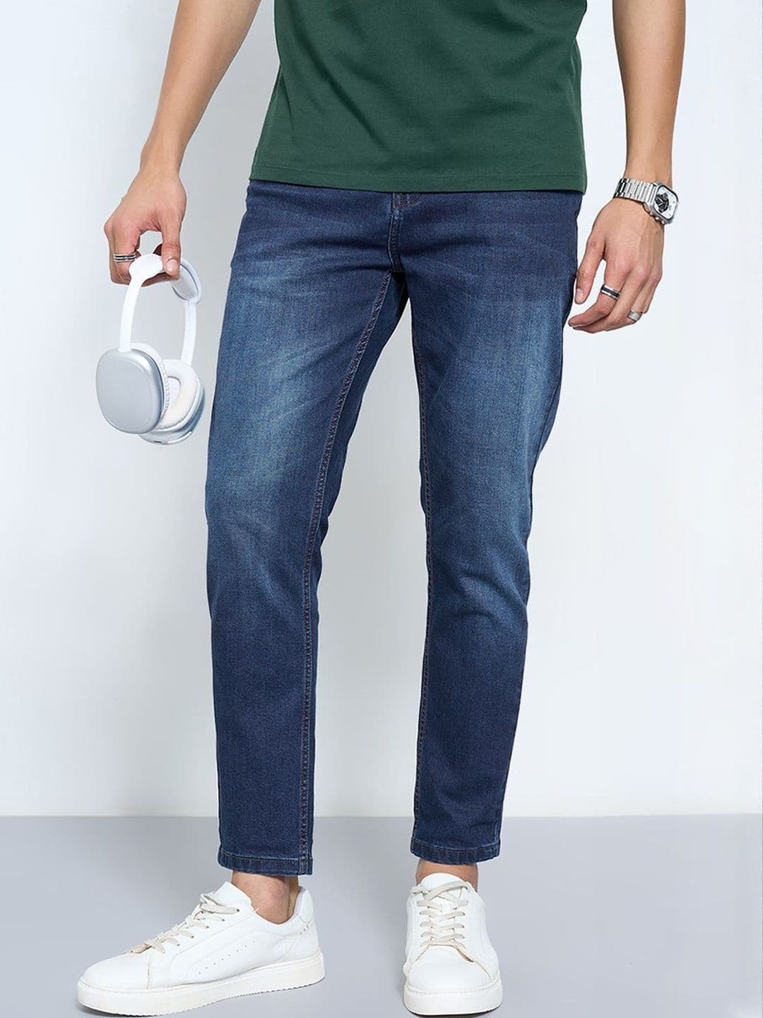 SF JEANS by Pantaloons Men Slim Fit Mid-Rise Light Fade Jeans - view 1