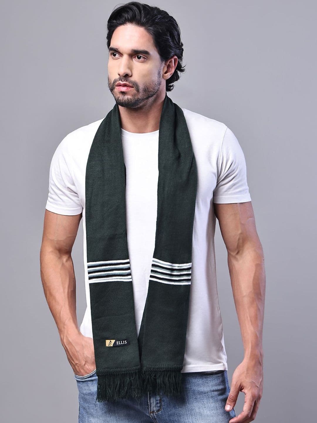 ELLIS Men Striped Knitted Mufflers - view 1