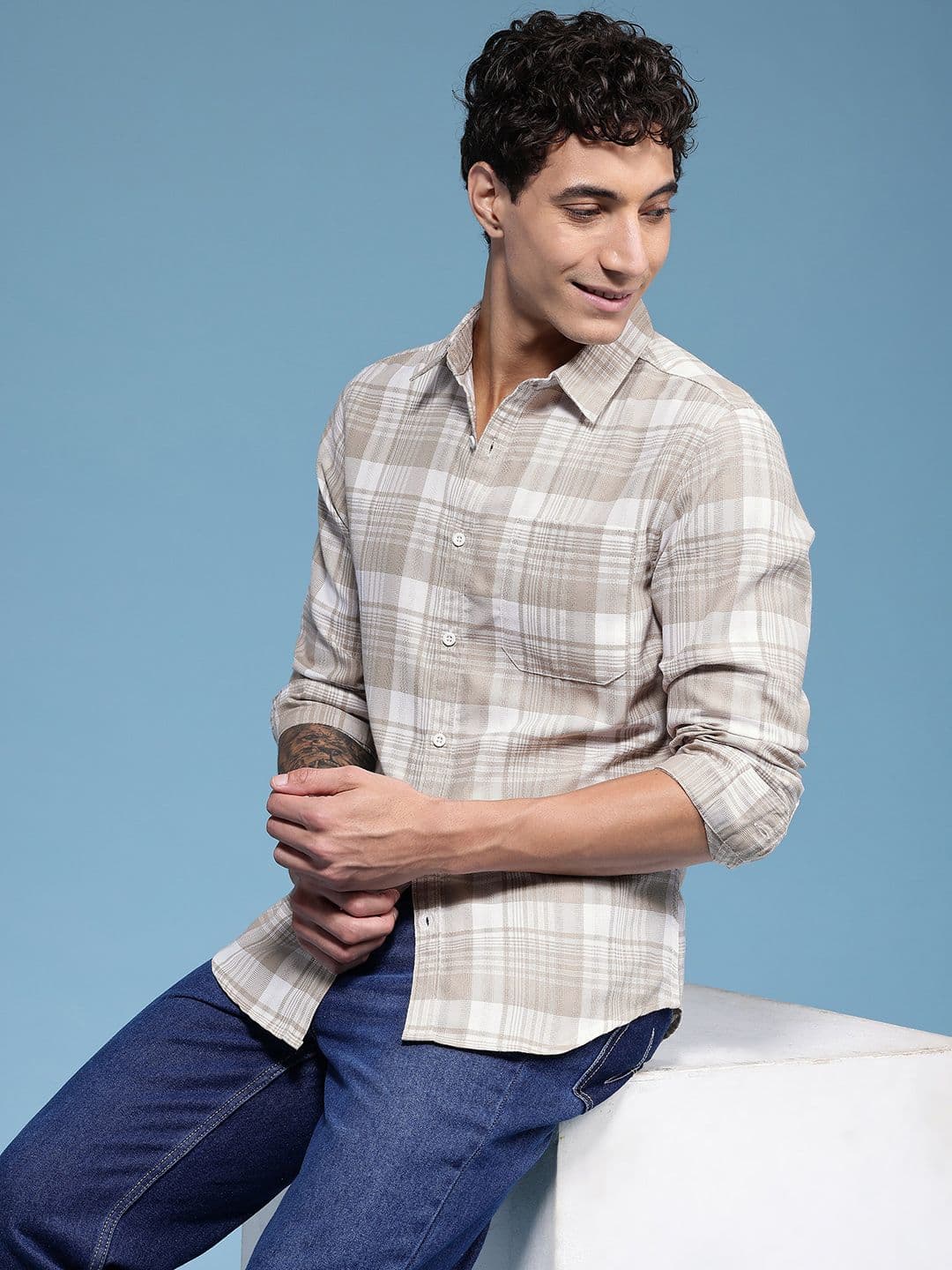 HERE&NOW Checked Casual Shirt - view 1