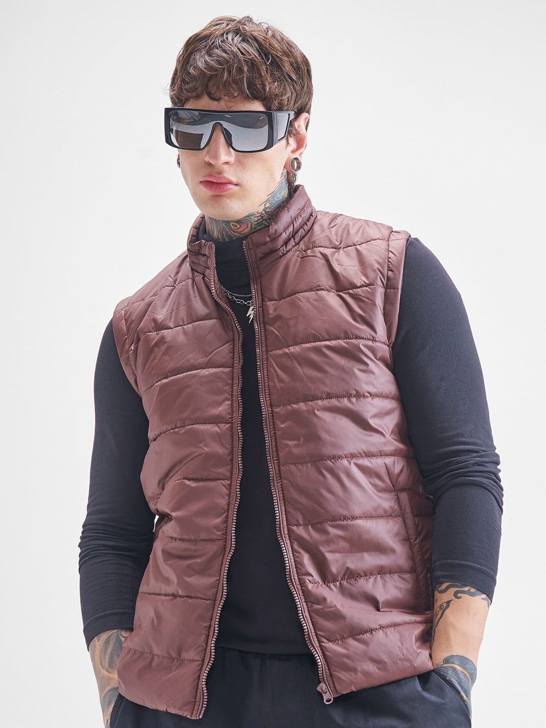 HIGHLANDER Men Crop Puffer Jacket - view 1