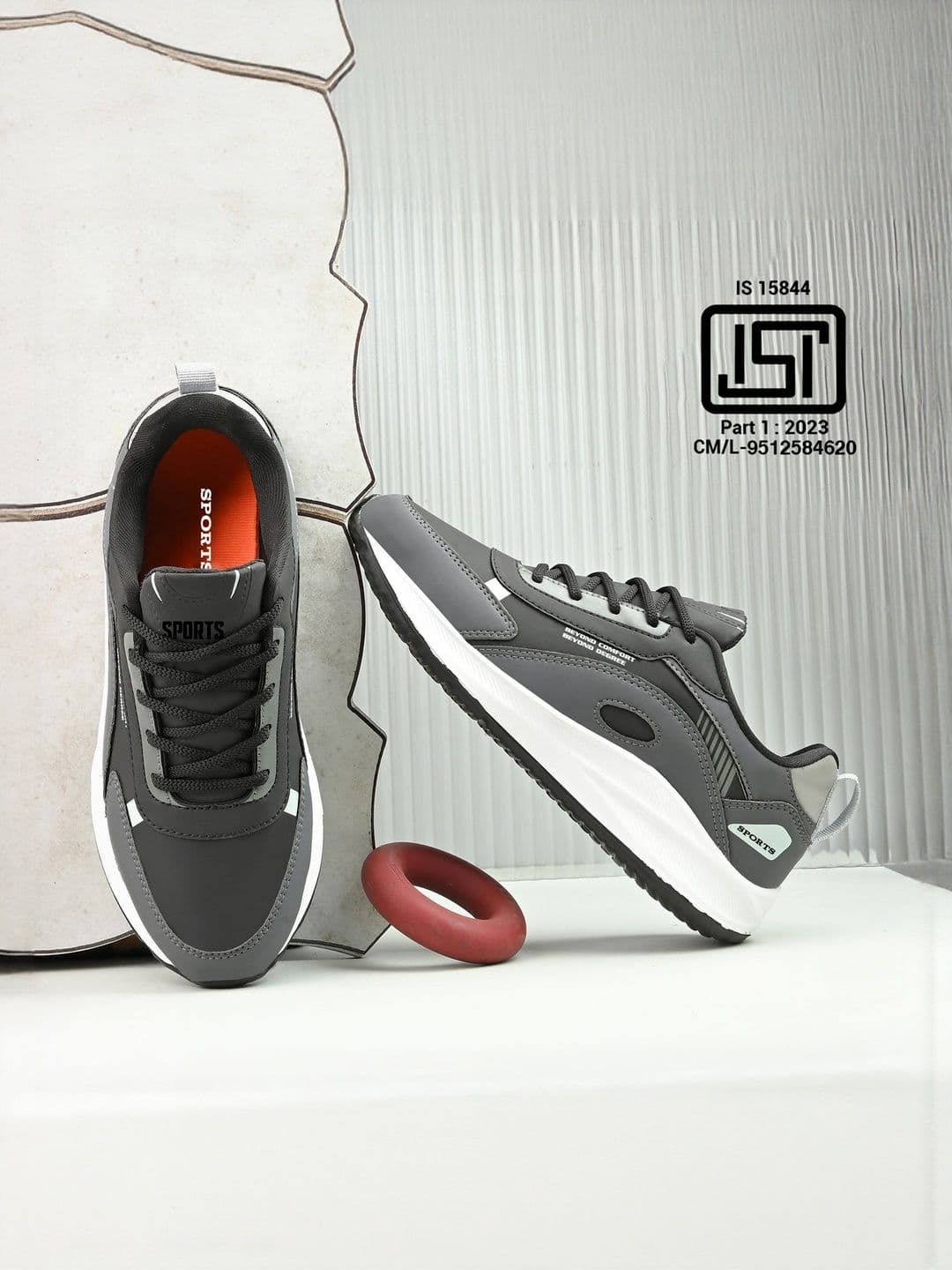 SZN Men Mesh Walking Non-Marking Shoes - view 1