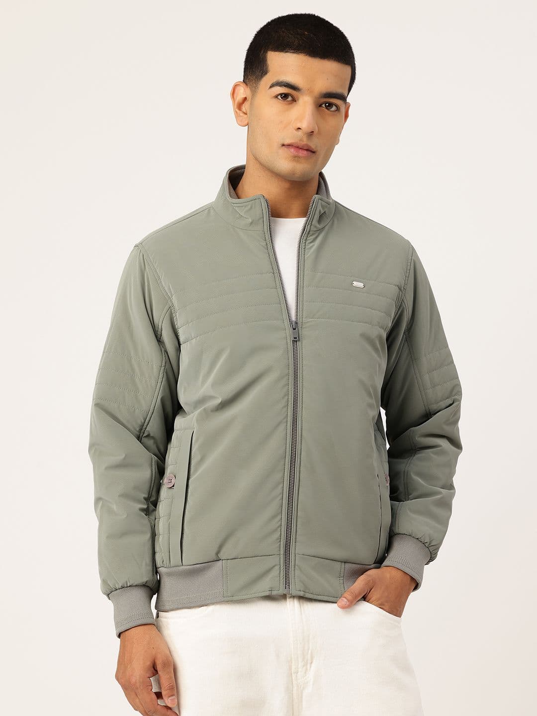 Monte Carlo Mock Collar Bomber Jacket - view 1