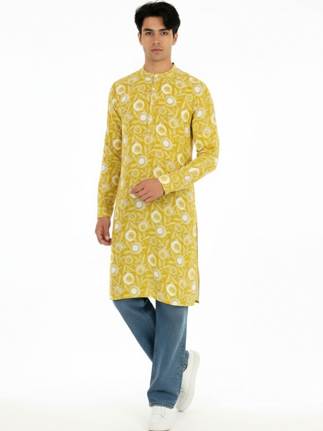 Anouk Rustic Floral Printed Kurta - view 1