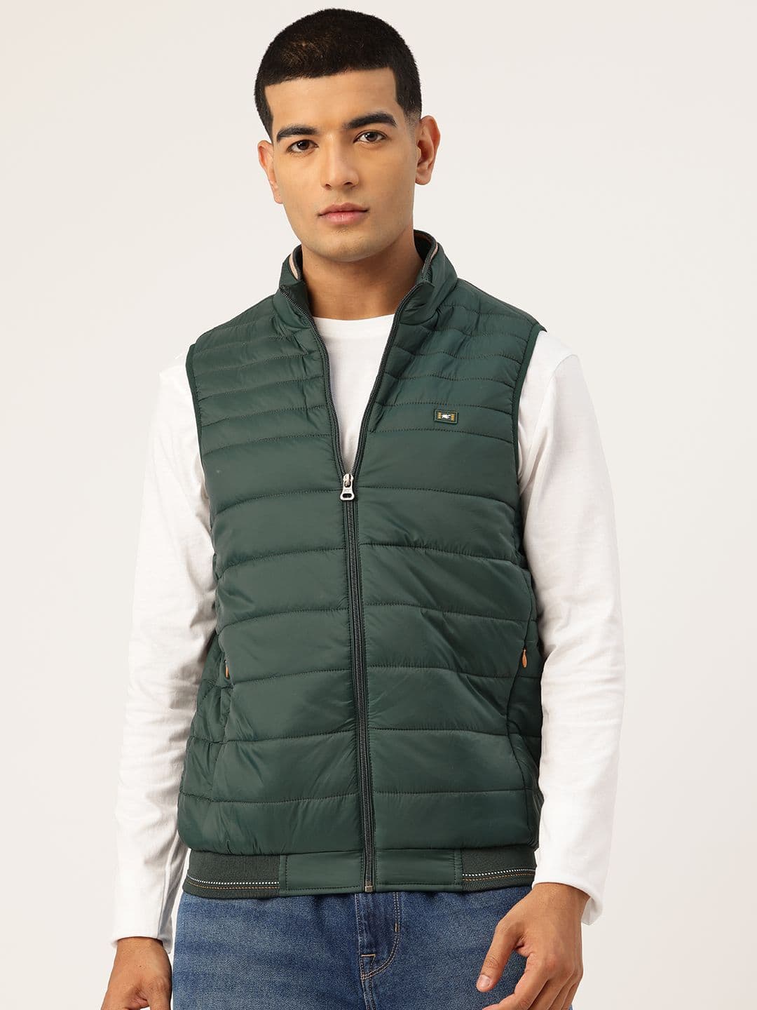 Monte Carlo Mock Collar Padded Packable Gilet - view 1