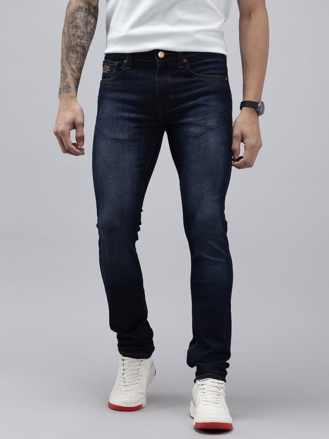 U.S. Polo Assn. Denim Co. Men Regallo Skinny Fit Heavy Fade Stretchable Jeans - view 1