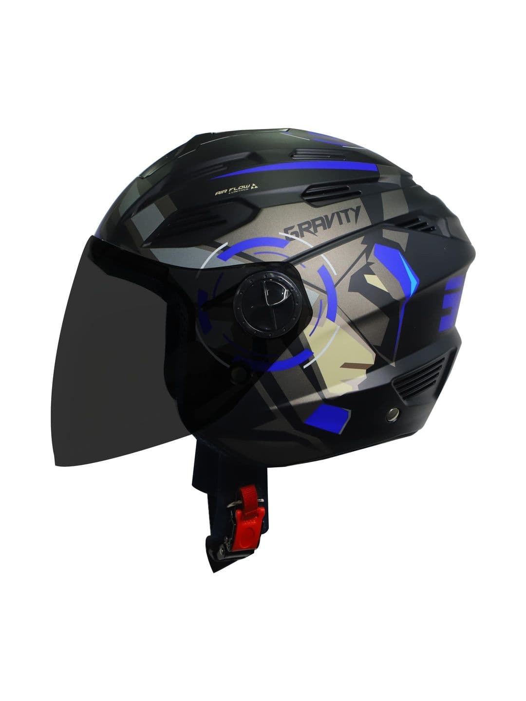 Steelbird Unisex Graphic Printed Scratch Resistant Open Face Motorbike Helmet - view 1