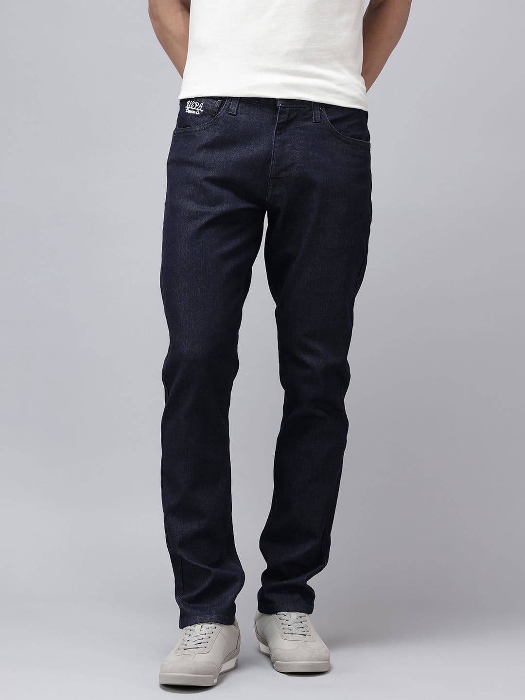 U.S. Polo Assn. Denim Co. Men Brandon Slim Tapered Fit Stretchable Jeans