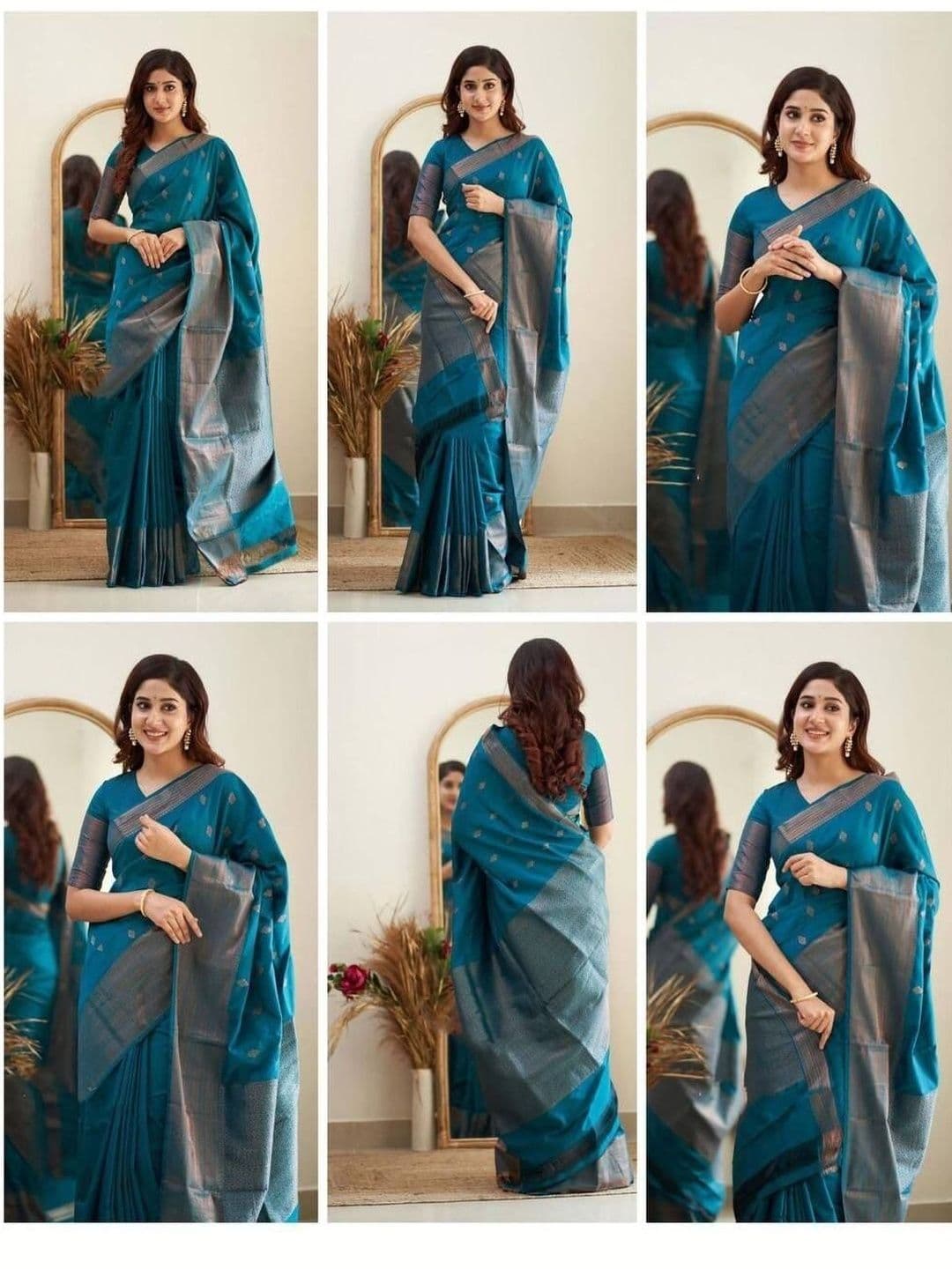 RAJMUDRAFASHION Ethnic Motifs Woven Zari Banarasi Saree With Unstitched Blouse Piece - view 1