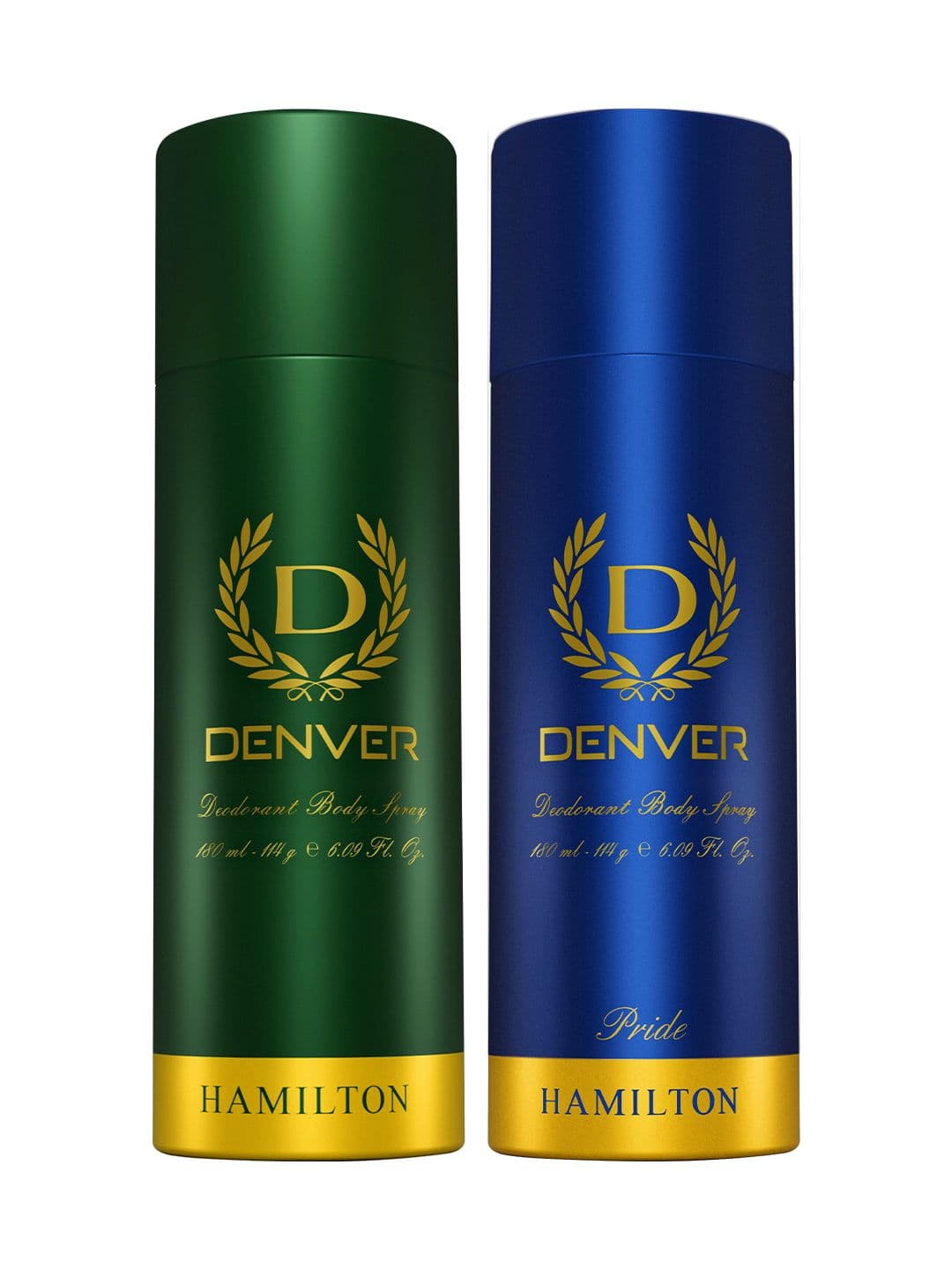 Denver Men Set of 2 Hamilton Pride Deodorant Body Sprays