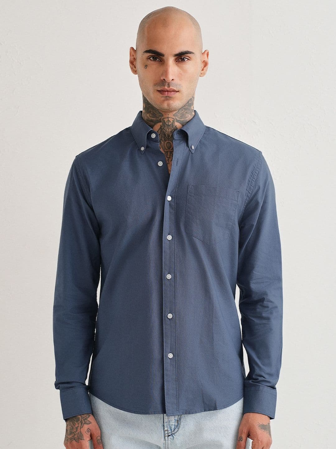Banana Club Men Classic Long Sleeve Slim Fit Casual Shirt - view 1