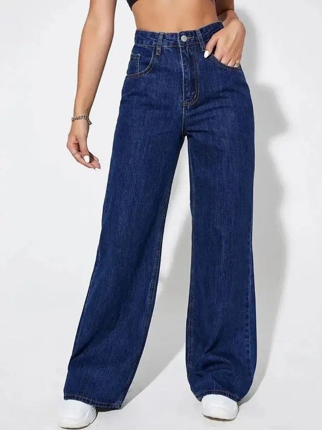 VBEAUTI Women Jean Relaxed Fit High-Rise Stretchable Denim Jeans - view 1