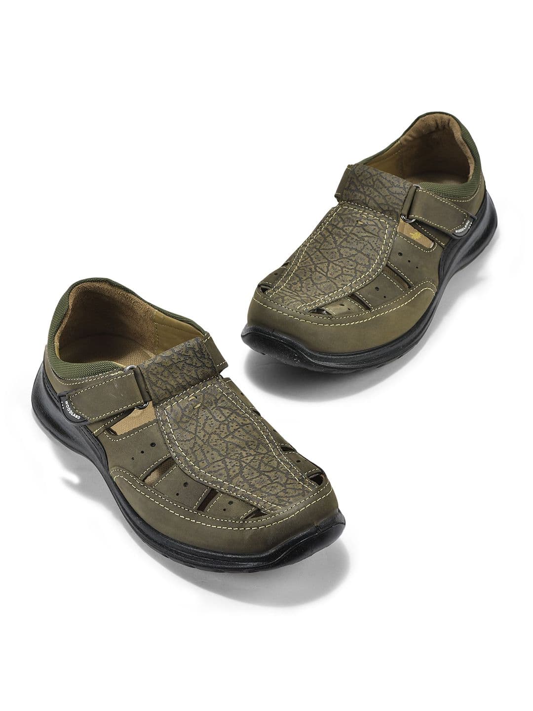 Woodland Men Suede Shoe-Style Sandals - view 1