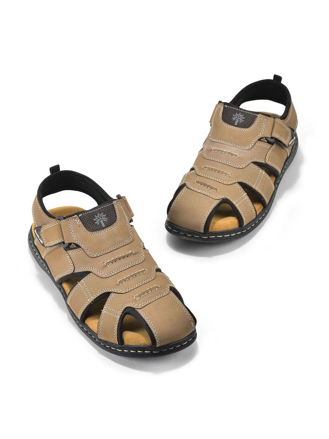 Woodland Men Suede Fisherman Sandals - view 1