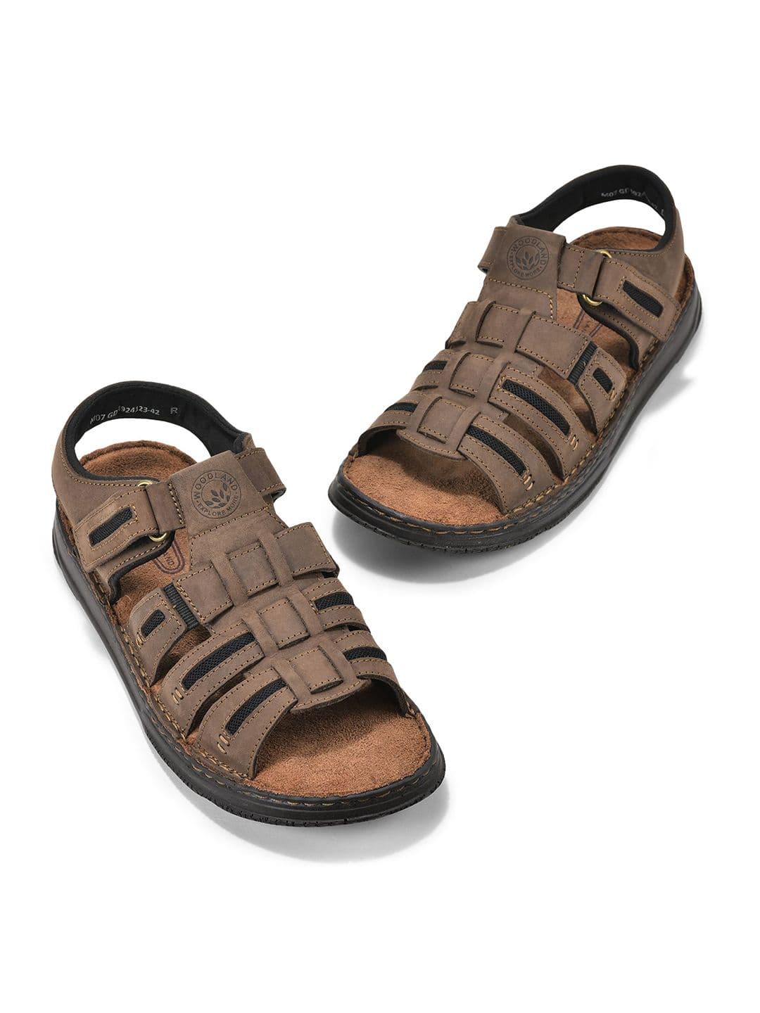 Woodland Men Velcro Regular Comfort Sandals - view 1