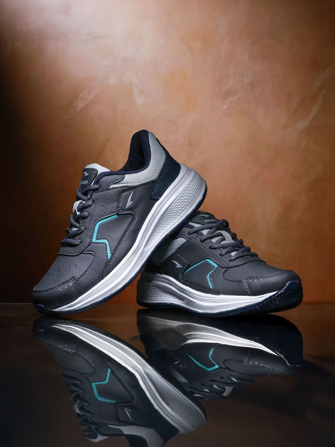 ASIAN Men Non Marking Lace Up Running Sports Shoes - view 1