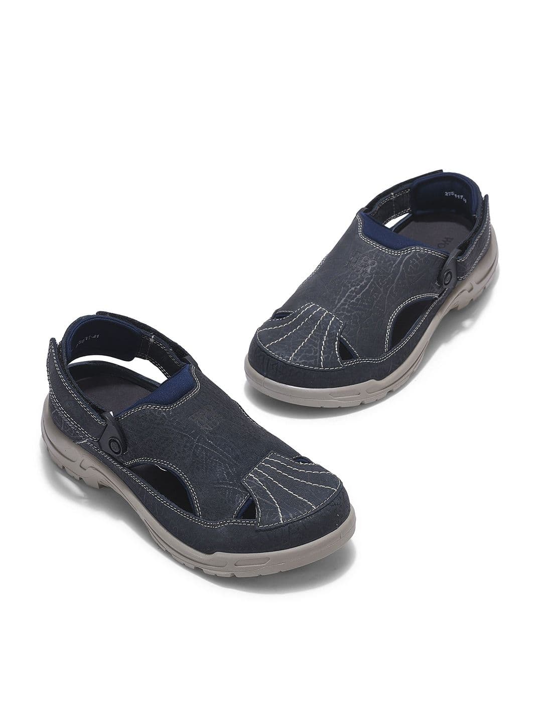 Woodland Men Velcro Fisherman Sandals - view 1