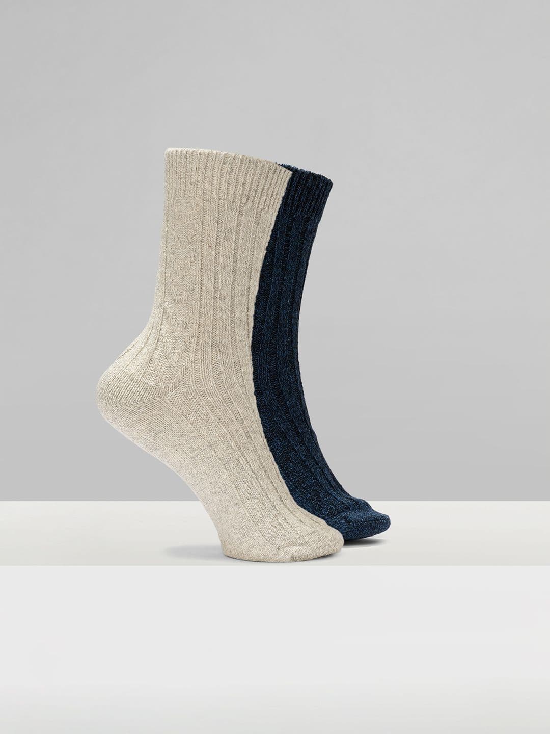 BYFORD by Pantaloons Men Pack Of 2 Solid Calf-Length Socks - view 1