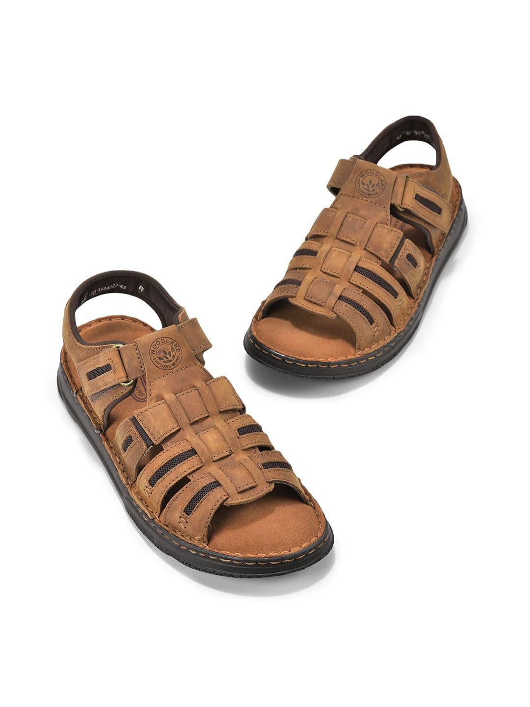 Woodland Men Suede Comfort Velcro Sandals - view 1