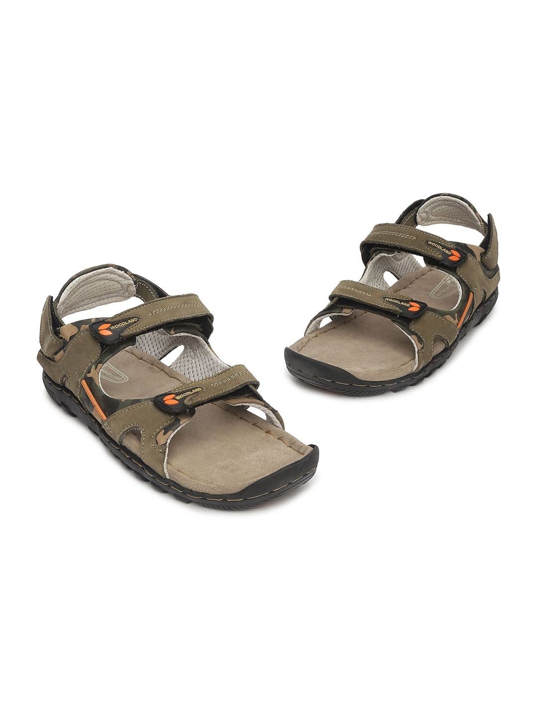 Woodland Men Suede Velcro Closing Sports Sandals - view 1