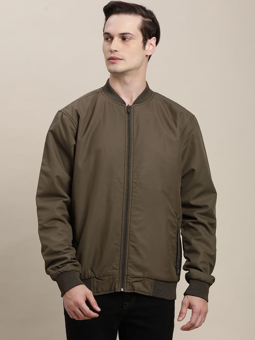 Turtle Men Windcheater Bomber with Embroidered Jacket - view 1