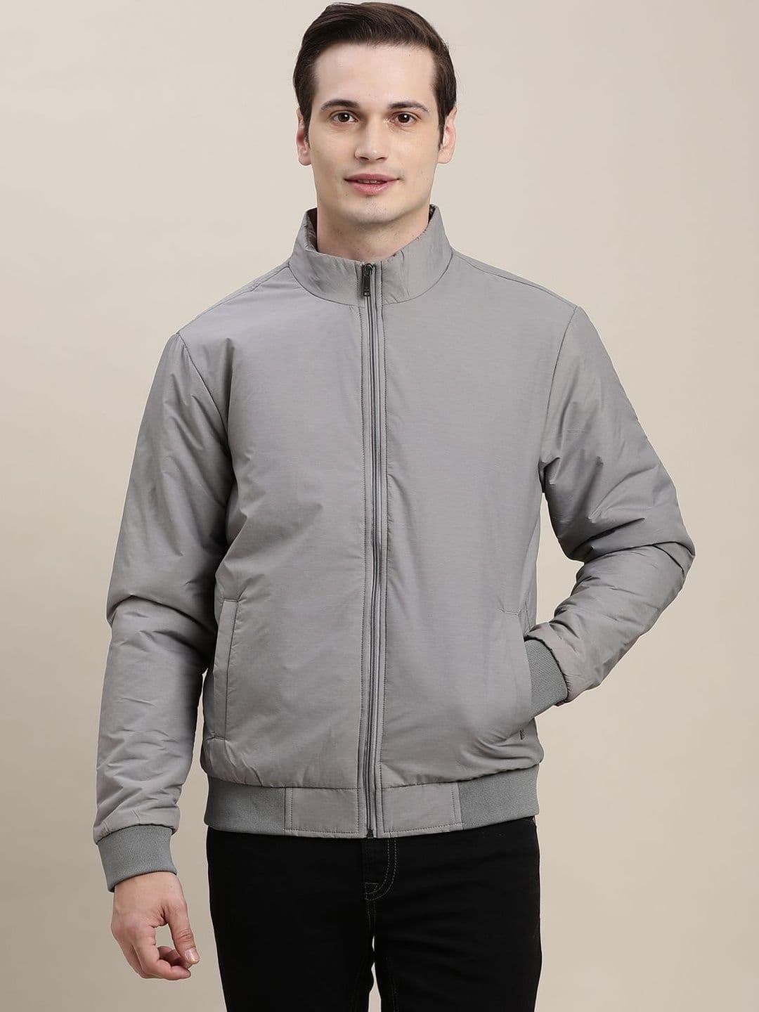 Turtle Men Geometric Windcheater Bomber Jacket - view 1