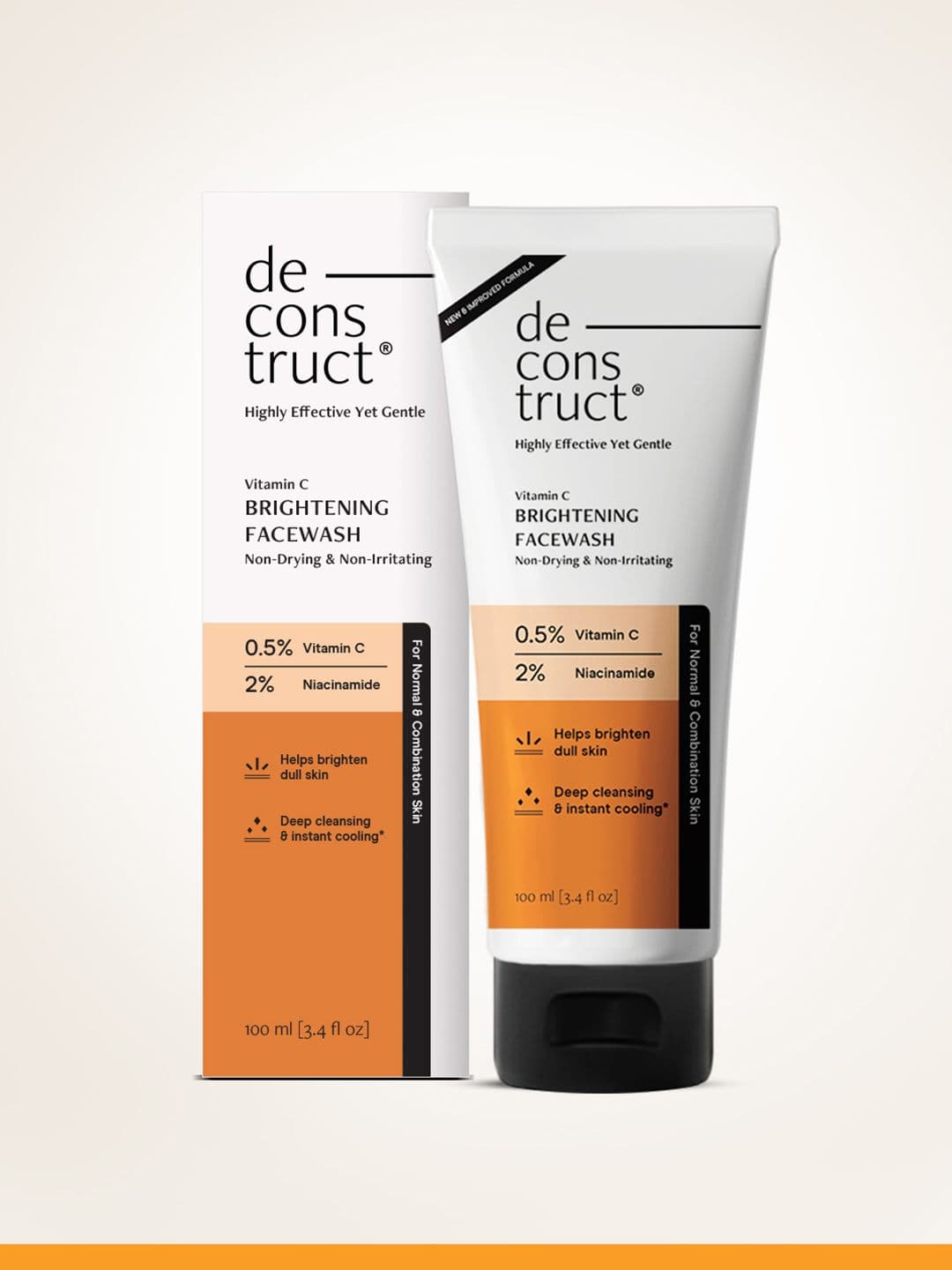 deconstruct Brightening Face Wash With Vitamin C & Niacinamide- 100 ml - view 1