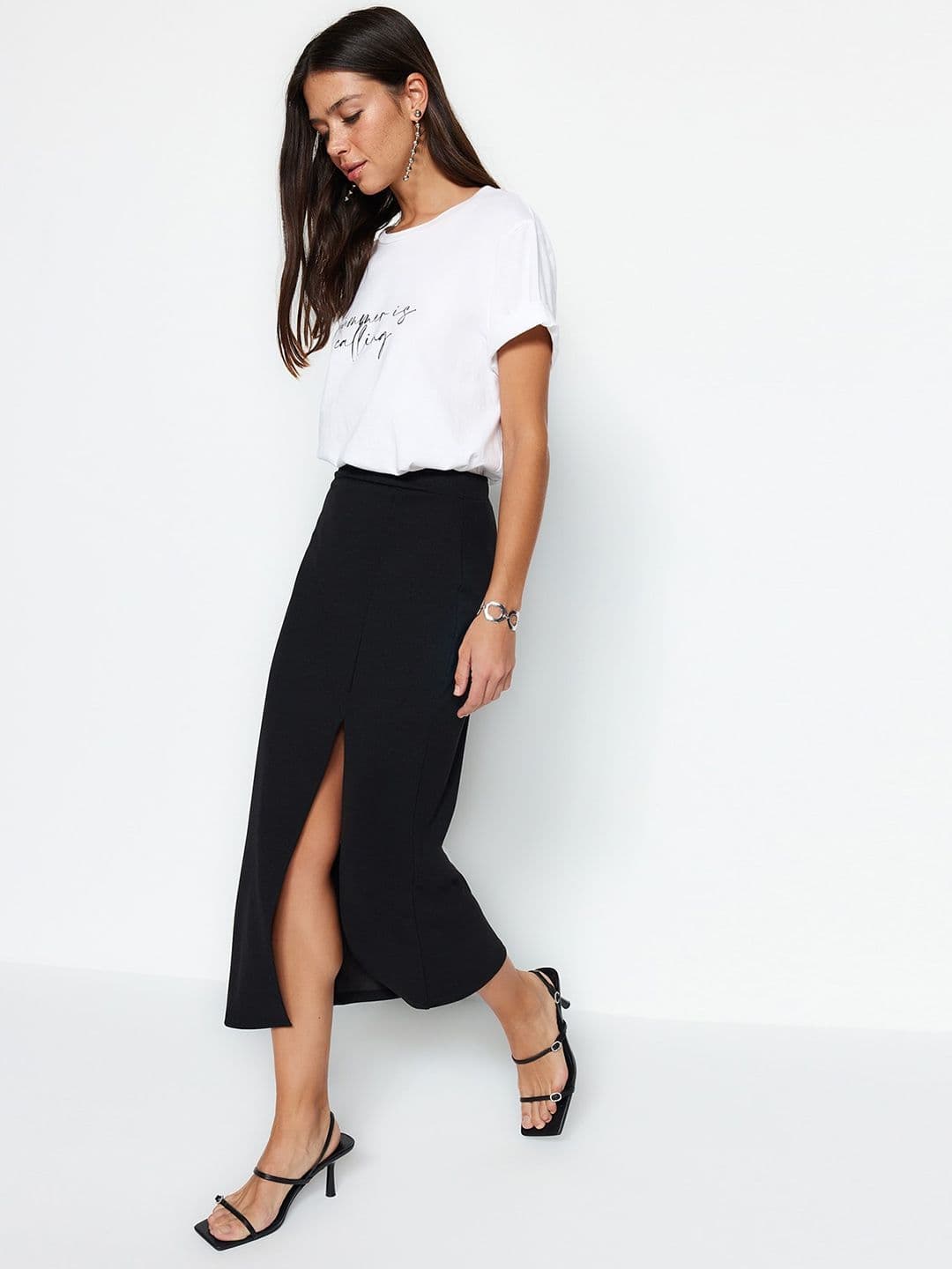Trendyol Straight Maxi Skirts - view 1