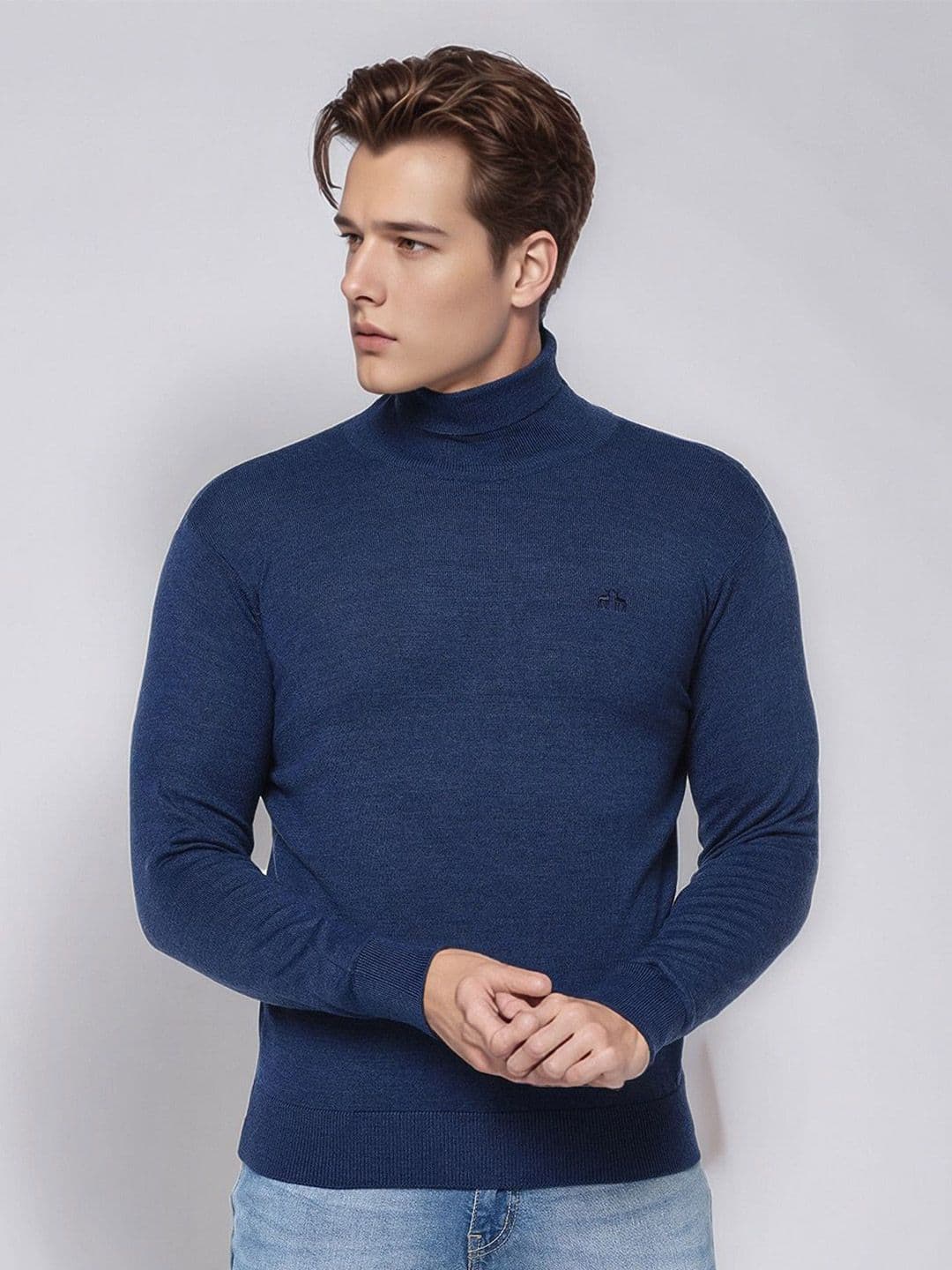 98 Degree North Men Turtle Neck Woollen Pullover - view 1