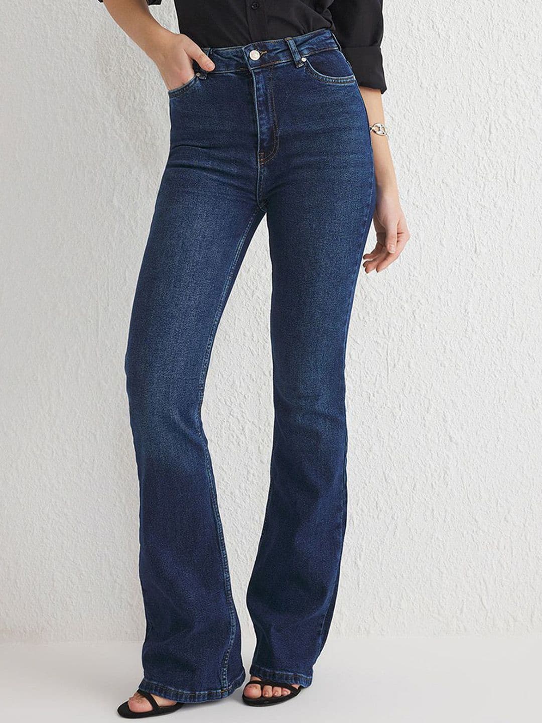 Trendyol Women Bootcut High-Rise Light Fade Jeans - view 1