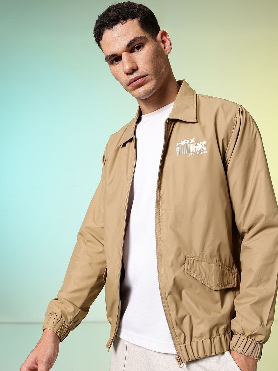 HRX by Hrithik Roshan Brand Logo Tailored Lifestyle Jacket - view 1