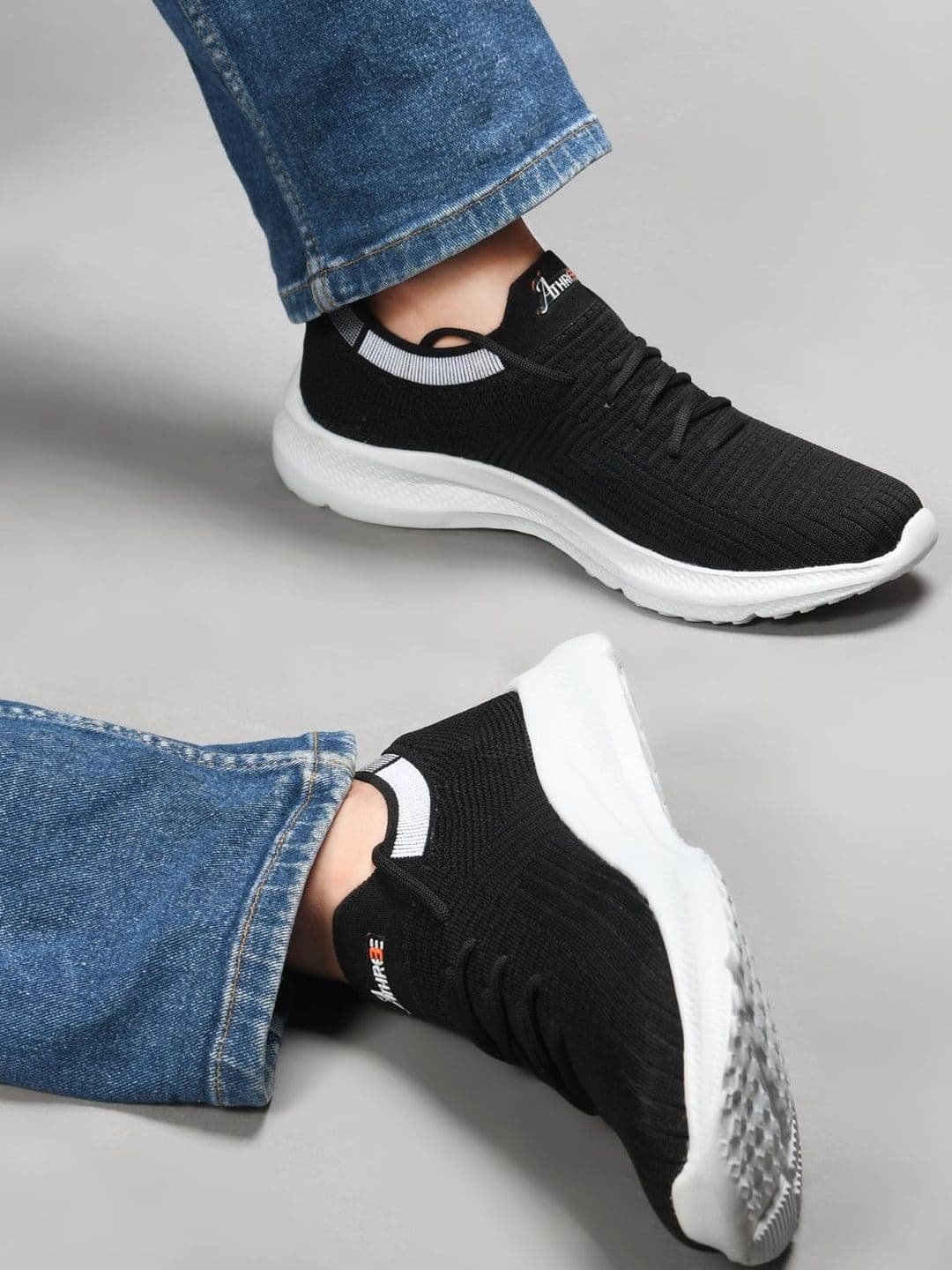 Athree Men Mesh Walking Non-Marking Shoes - view 1