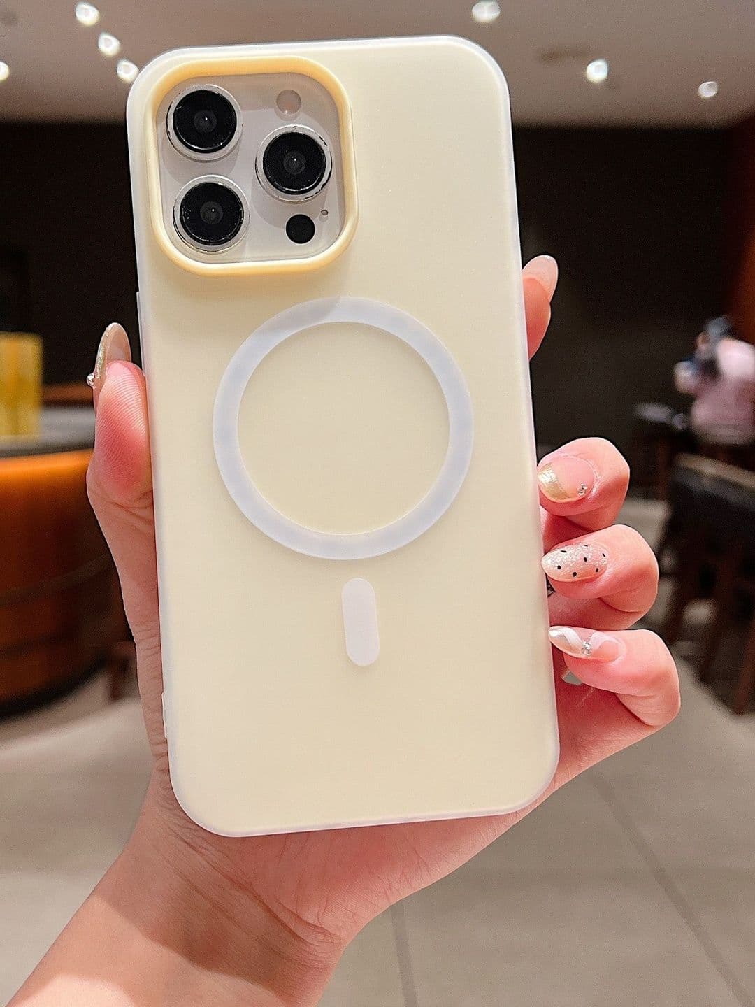 Luxury Kase Magnetic Silicone iPhone 16 Pro Max Mag-Safe Compatible Candy Back Case