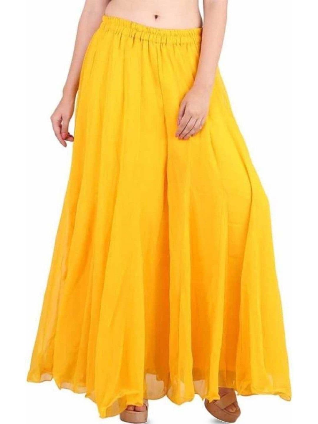 Farden Women Georgette Flared Regular Fit Palazzos - view 1