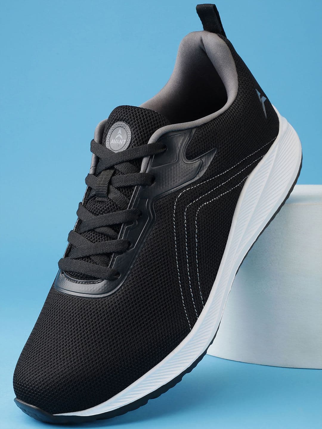 AVANT Men Black Vetra Walking Shoes - view 1