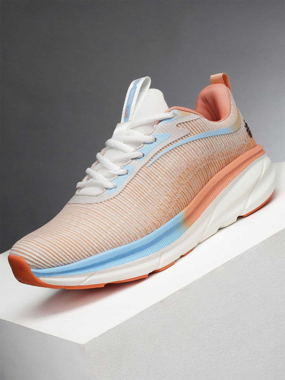 CULT Men L. Peach & Ice Blue Flytor Running Shoes - view 1