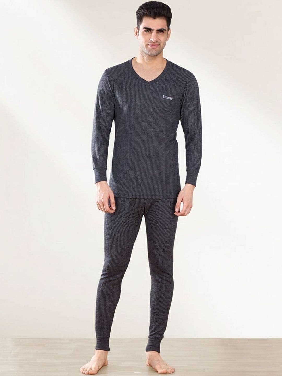 INFERNO Men V-Neck Thermal Set - view 1
