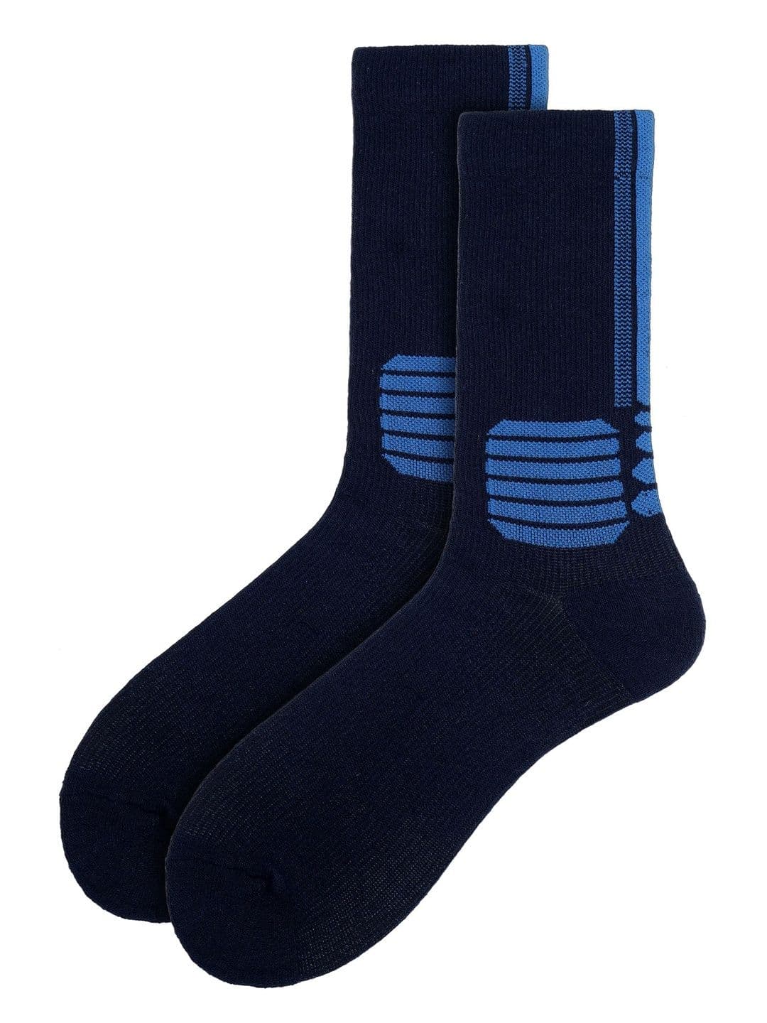 Soxytoes Unisex Solid Geometric Cotton Compression Above Ankle Socks - view 1