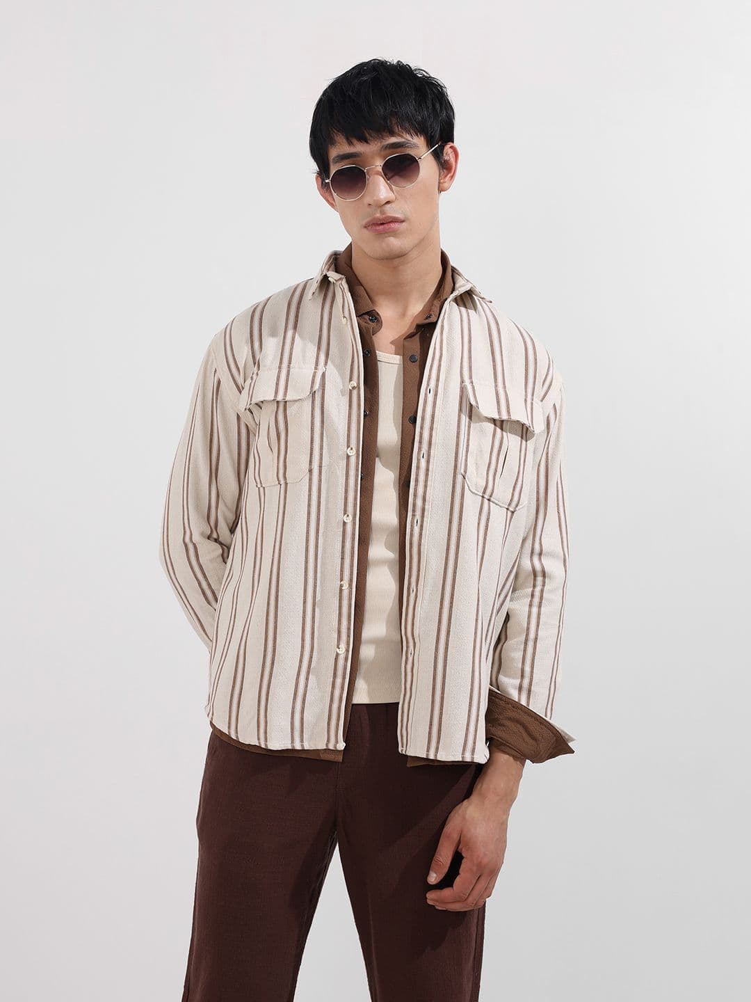 The Indian Garage Co Men Striped Casual Shirt - view 1