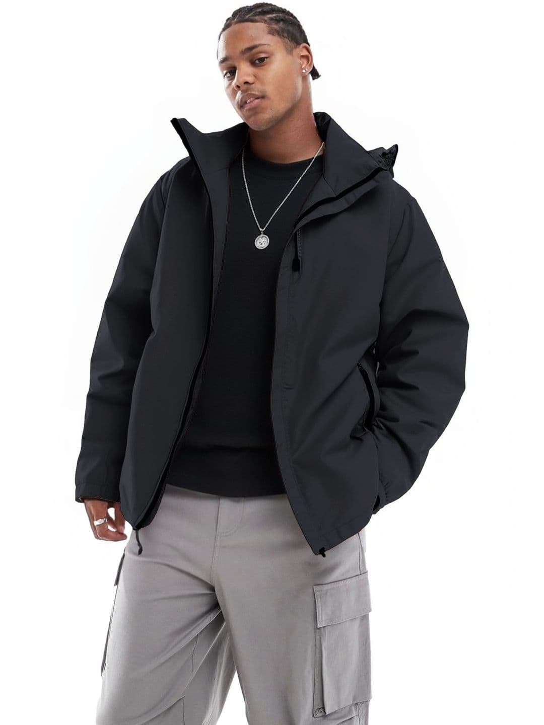 StyleCast x Revolte Double Collar Tailored Jacket - view 1