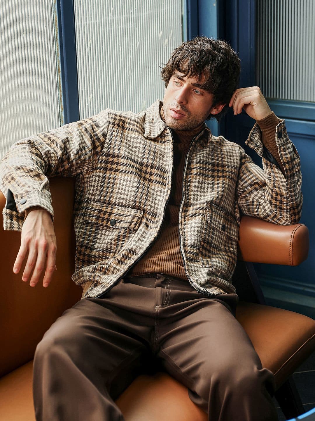 CAHOOT Checked Lightweight Bomber Jacket - view 1