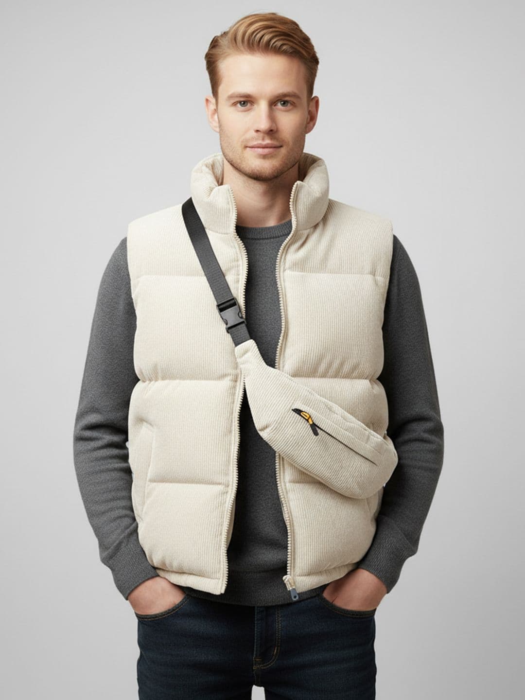 Mast & Harbour Men Long Sleeves Puffer Jacket - view 1