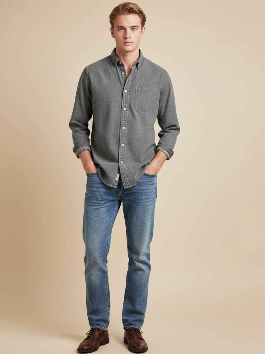 Mast & Harbour Long Sleeves Denim Jacket - view 1