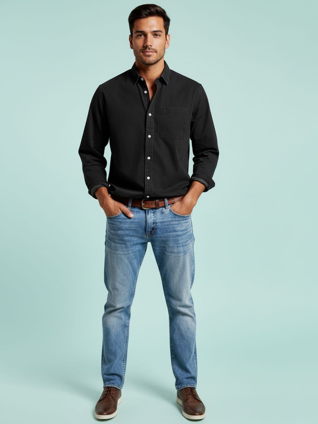 Mast & Harbour Spread Collar Tailored Jacket - view 1