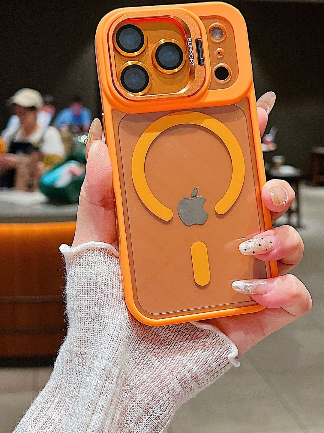 Luxury Kase Solid Printed iPhone 17 Pro Back Case Mobile Accessories - view 1
