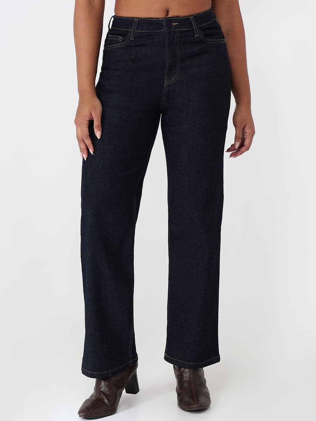 Kraus Jeans Women Straight Fit High-Rise Jeans - view 1