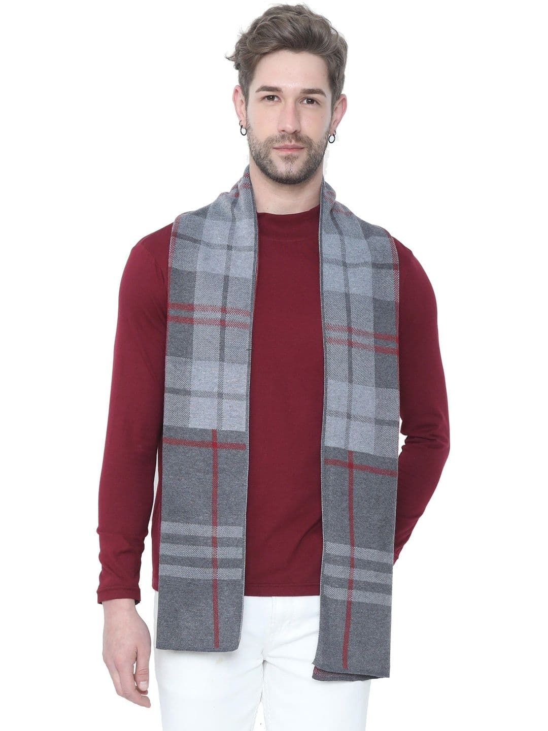 FabSeasons Unisex Checked Mufflers - view 1