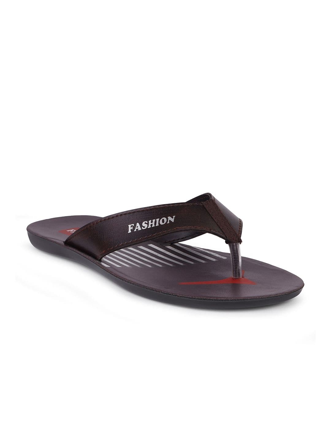 DRACKFOOT Men Striped Thong Flip-Flops - view 1
