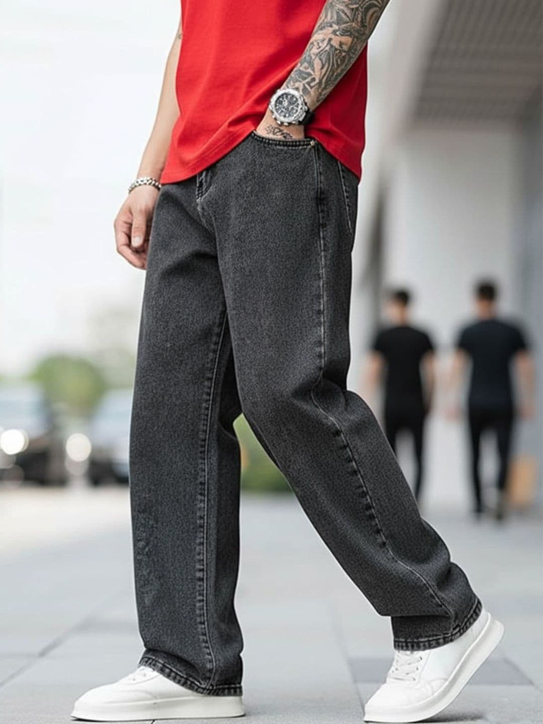 FALKRA Men Straight Fit Mid-Rise Stretchable Jeans - view 1