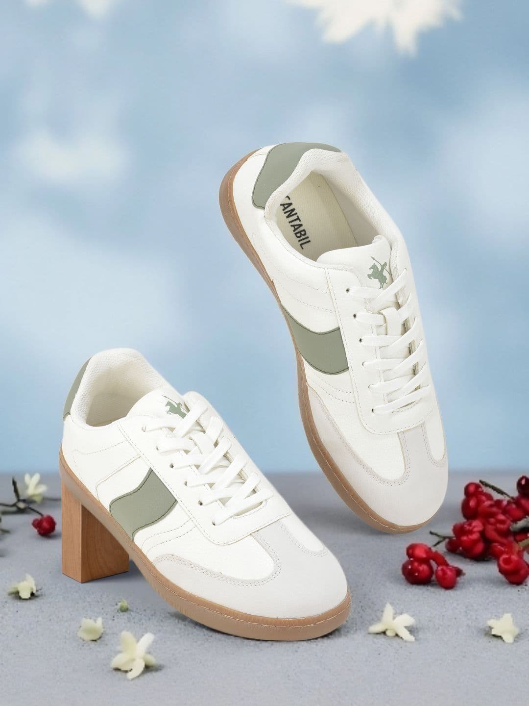 Cantabil Men Colourblocked PU Sneakers - view 1