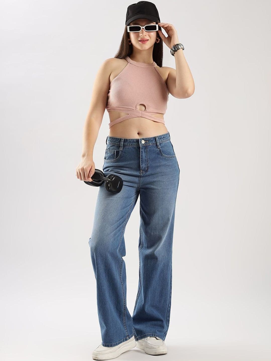 zayla Women Jean Flared High-Rise Light Fade Jeans - view 1
